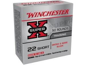 Winchester Super-X 22 Short Blank Ammo Box of 1000