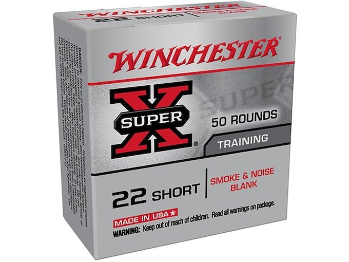 Winchester Super-X 22 Short Blank Ammo Box of 1000