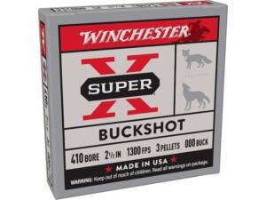 Winchester Super X 410 Buckshot Ammo 2-1/2"