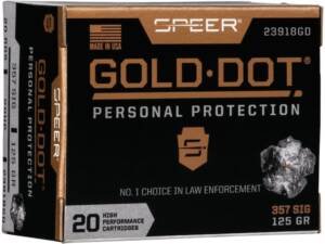speer 357 sig ammo​